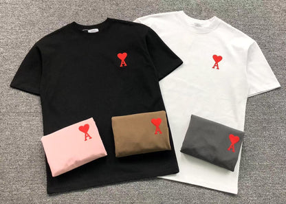 Camiseta AMI Paris Mini Heart Logo Classic