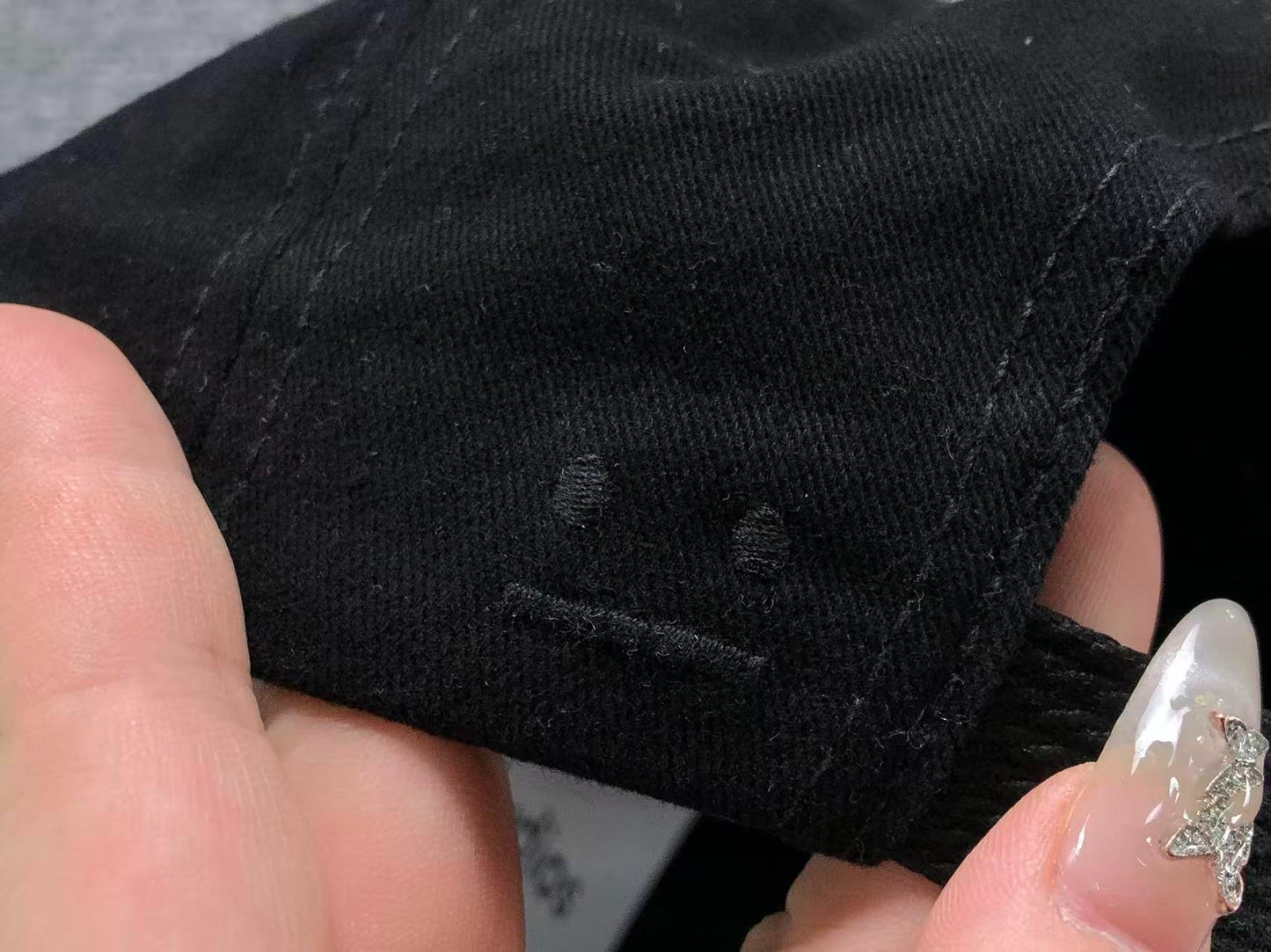 Boné Acne Studios Face Patch