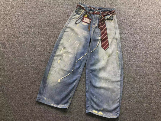 Calça Acne Studios Y2K Printed Denim