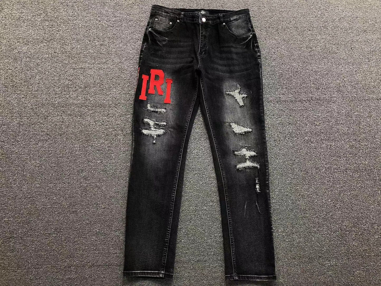 Calça AMIRI Signature Red Logo Jeans