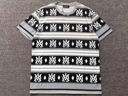 Camiseta AMIRI Monogram Stripe Pattern