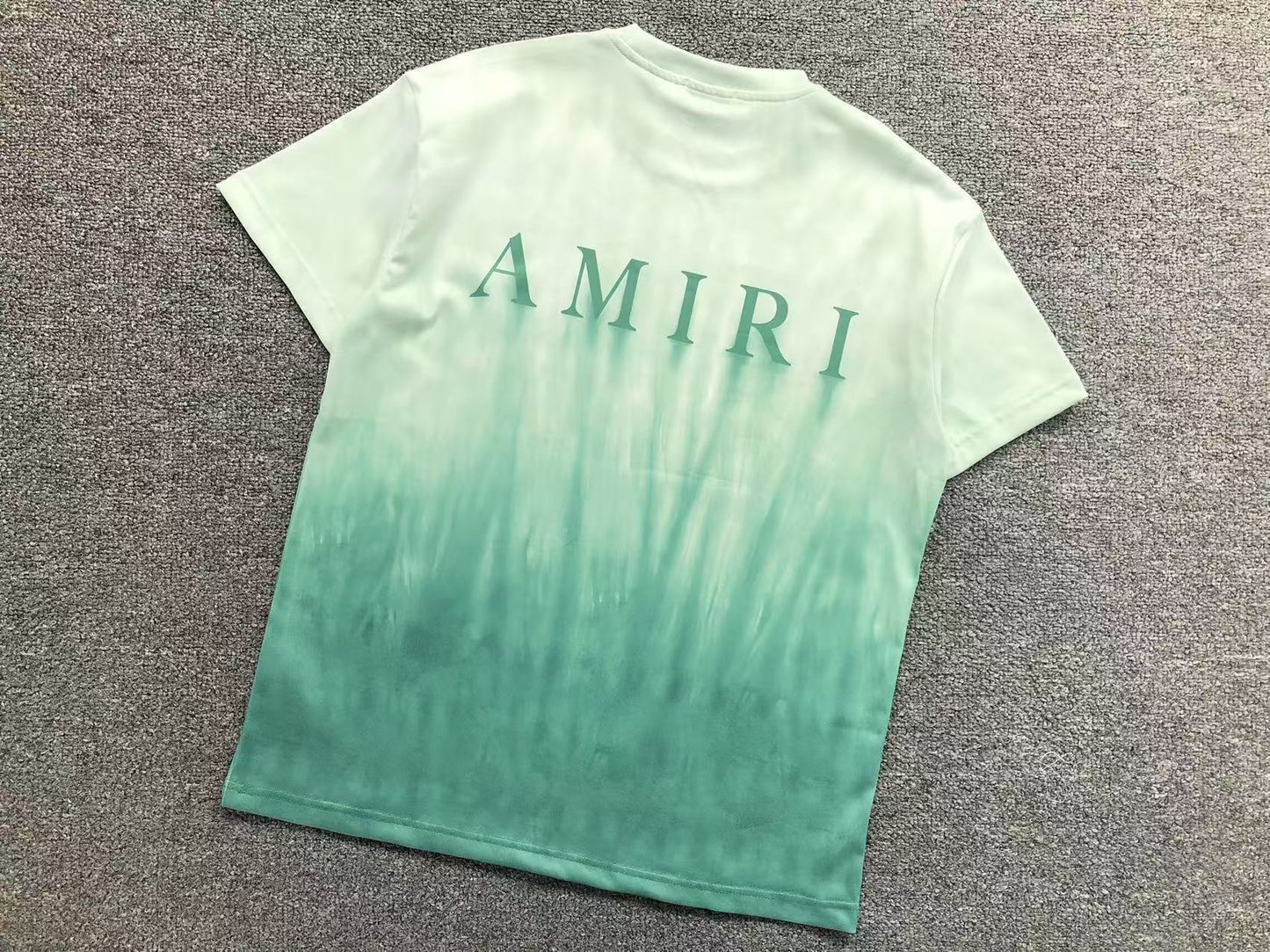 Camiseta AMIRI Emerald Fade Logo