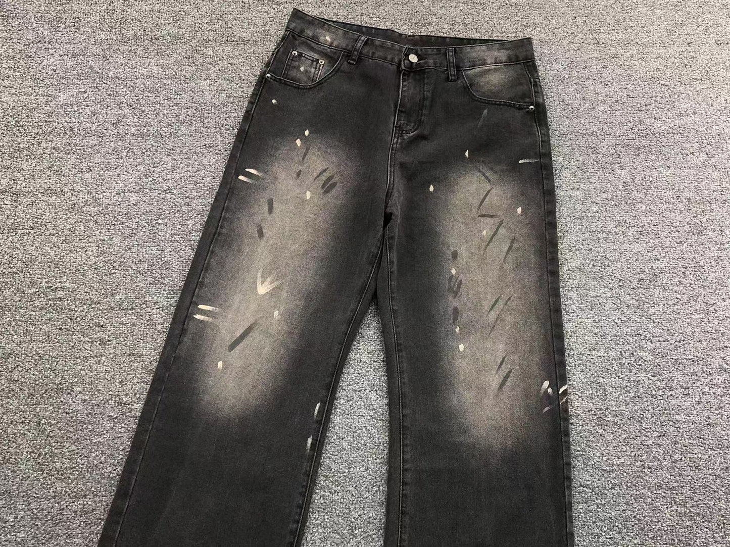 Calça Acne Studios Paintstorm Wide Jeans