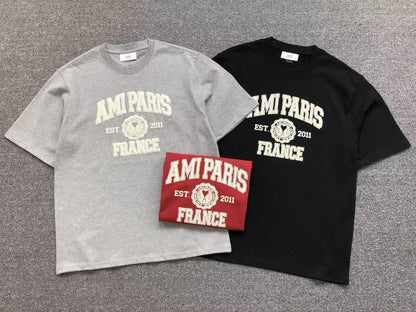 Camiseta AMI Paris College Logo France