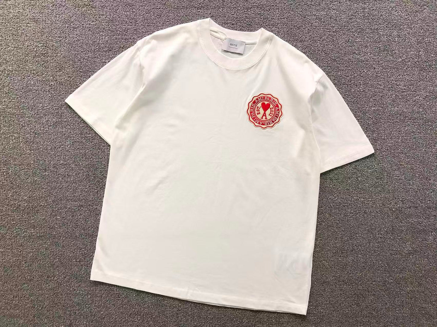 Camiseta AMI Paris Seal Logo