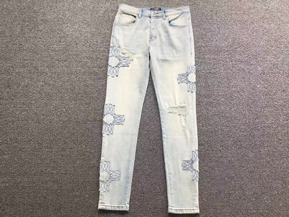 Calça AMIRI White Star Denim
