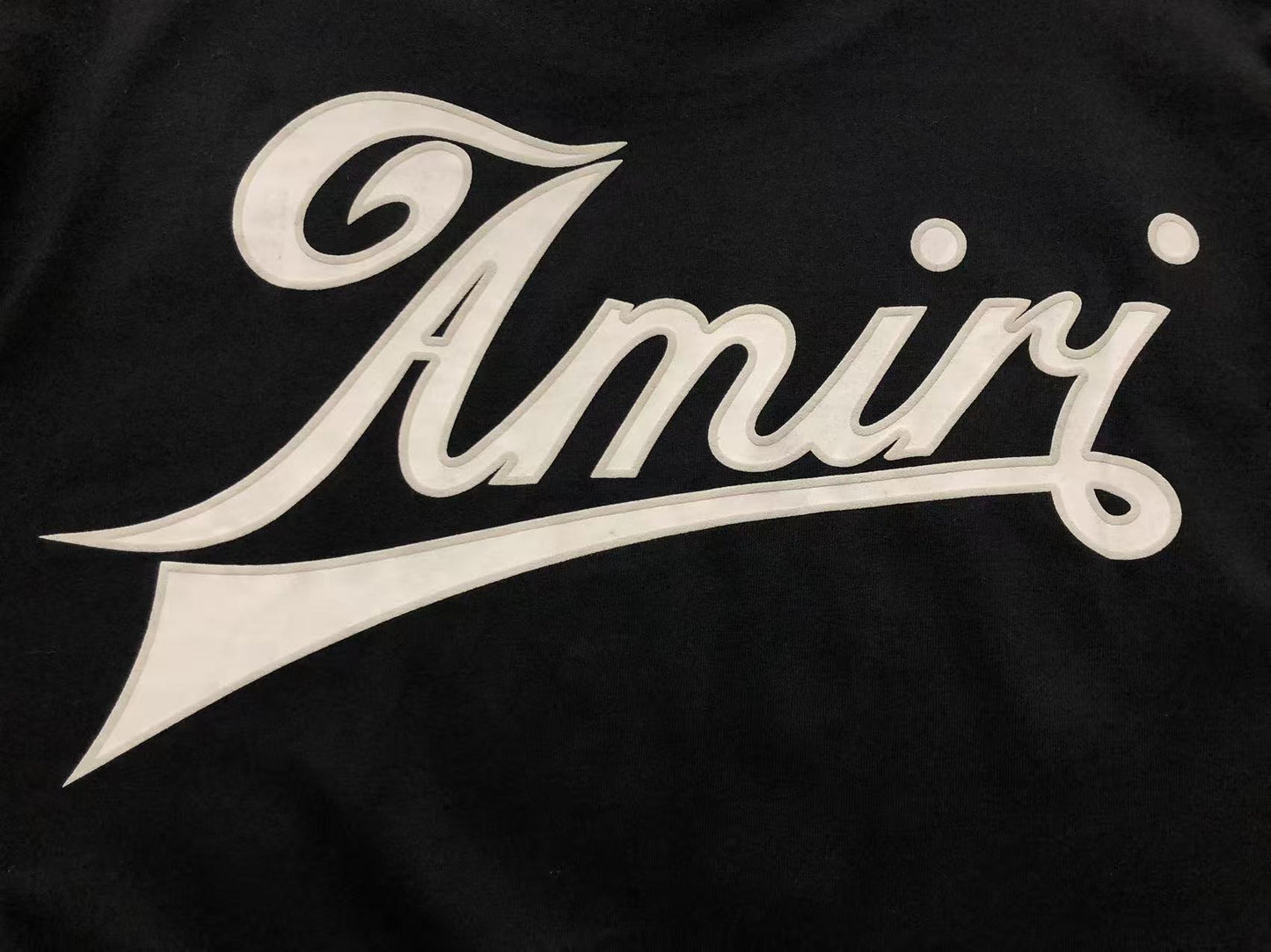 Camiseta AMIRI Script Logo Striped