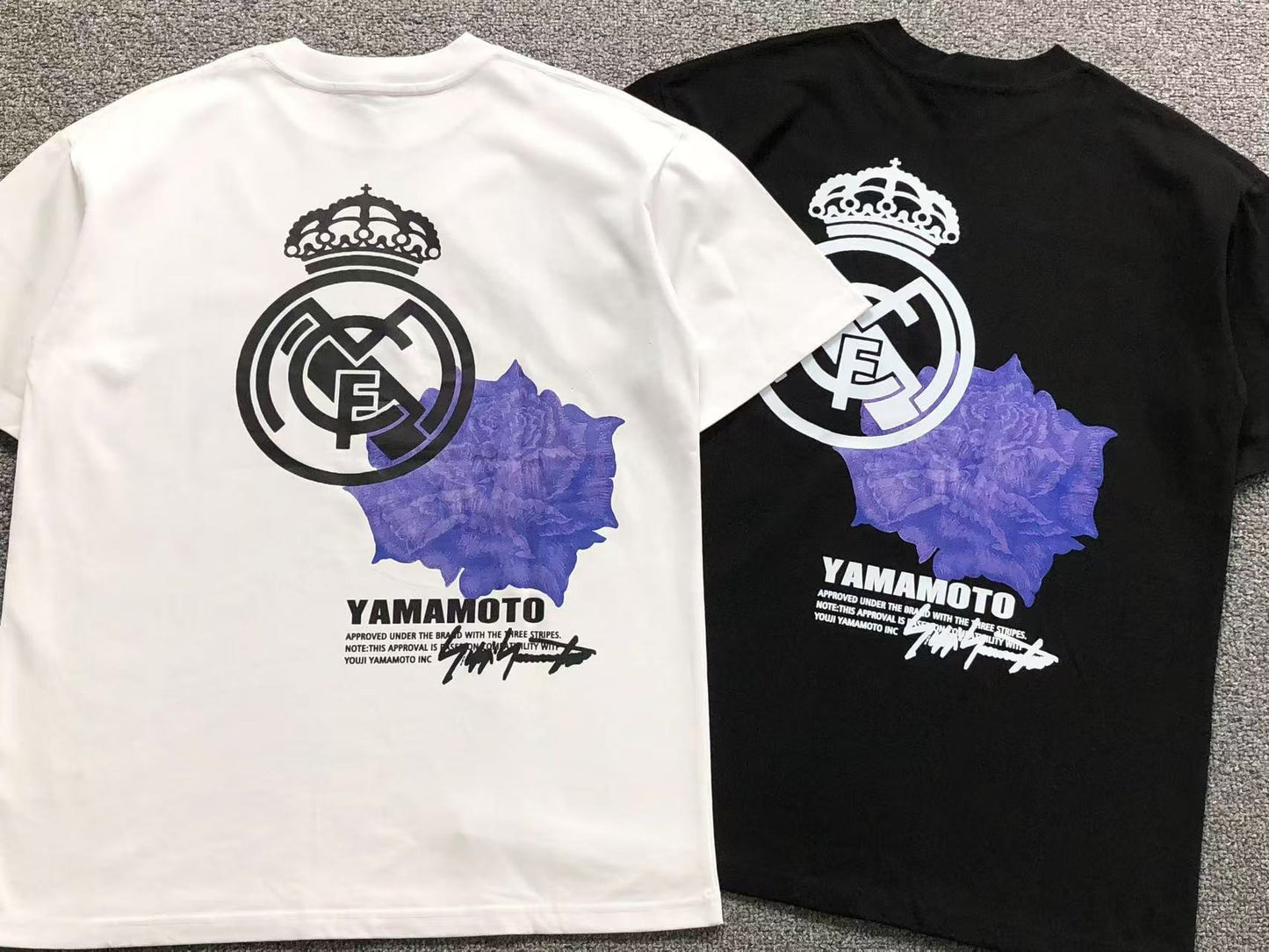 Camiseta Adidas Y-3 Real Madrid Crest Flower