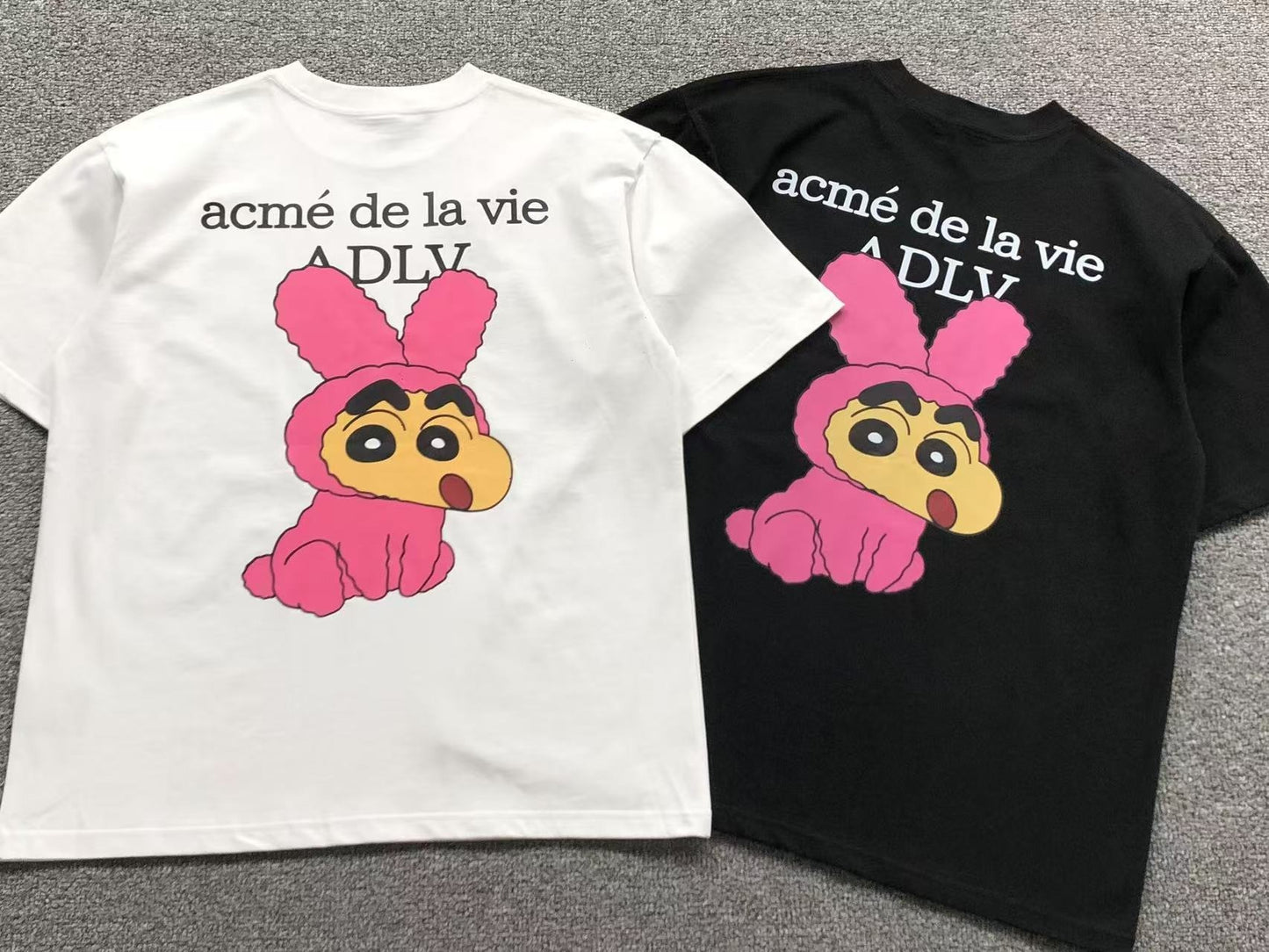 Camiseta ADLV Pink Bunny Cartoon Tee