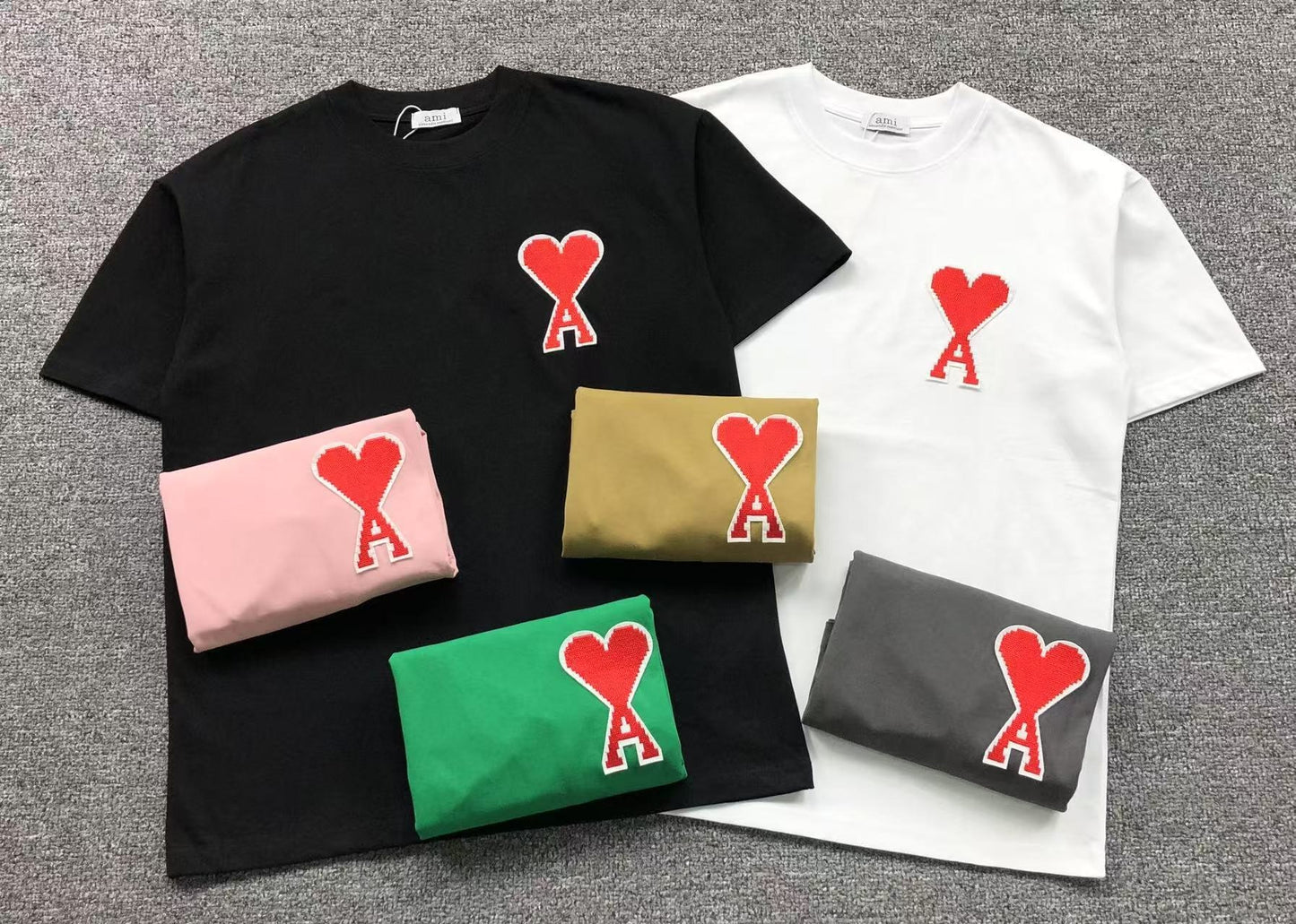 Camiseta AMI Paris Big Heart Logo Classic