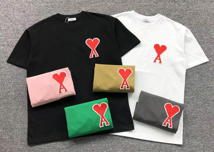 Camiseta AMI Paris Big Heart Logo Classic