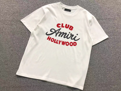 Camiseta AMIRI Club Hollywood Logo