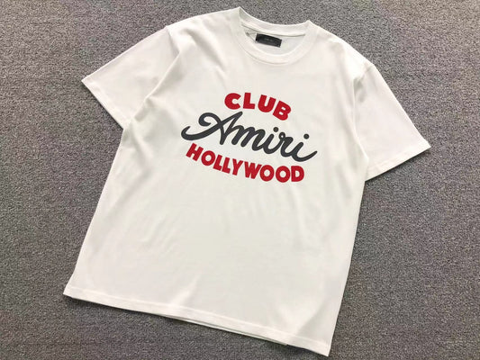 Camiseta AMIRI Club Hollywood Logo