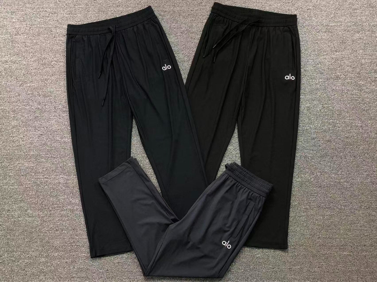 Calça elástica ALO moletom ret