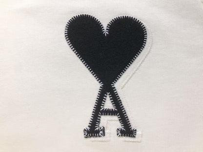 Camiseta AMI Paris Raglan Patch Logo