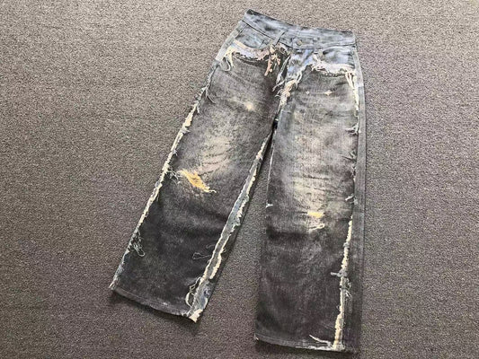 Calça Acne Studios Heavy Distressed Jeans