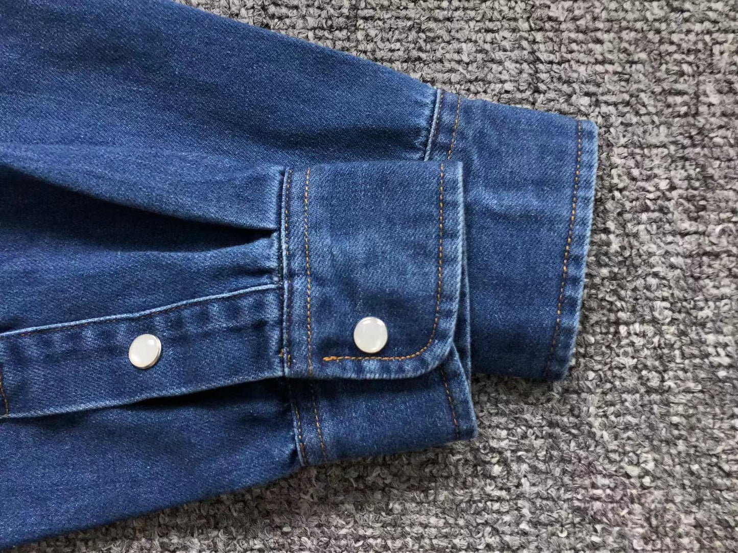 Camisa AMI Paris Denim Heart Classic