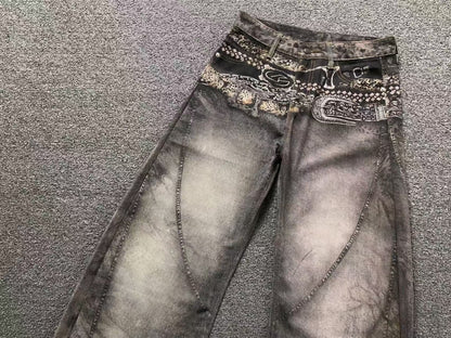 Calça Acne Studios Paisley Archive Denim