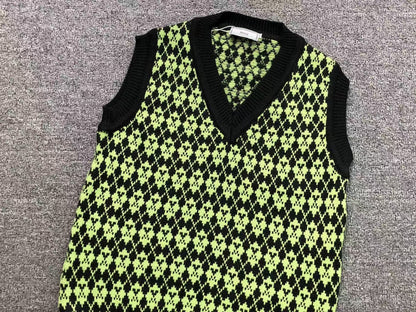 Suéter Colete AMI Paris Pattern Knit