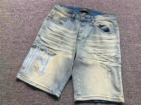 Bermuda Jeans AMIRI Ice Fade Distressed