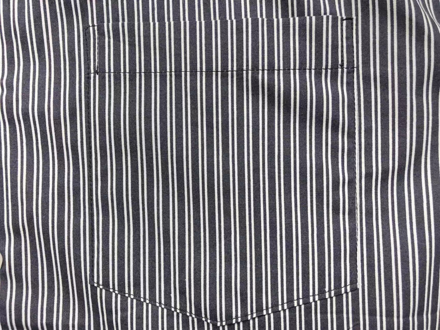 Camisa AMI Paris Striped Short Sleeve