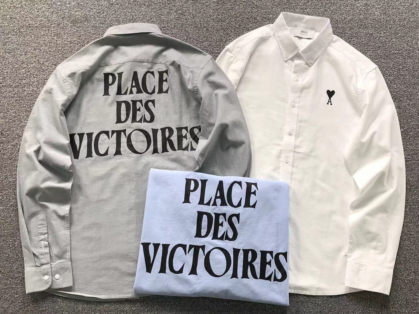 Camisa AMI Paris Place Des Victoires Overshirt
