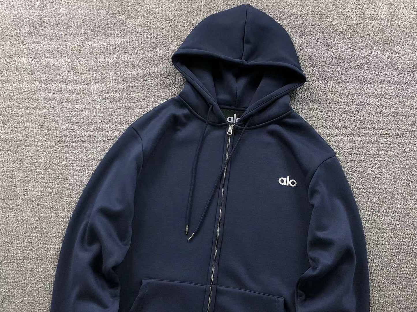 Moletom ALO zip com capuz