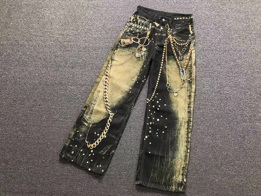 Calça Acne Studios Industrial Chain Jeans