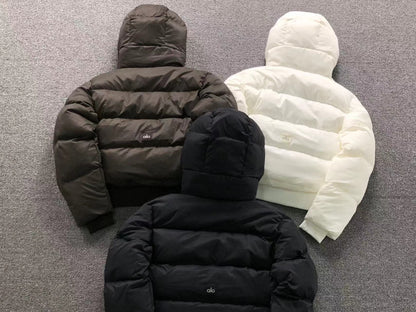 Jaqueta ALO puffer com capuz Feminino