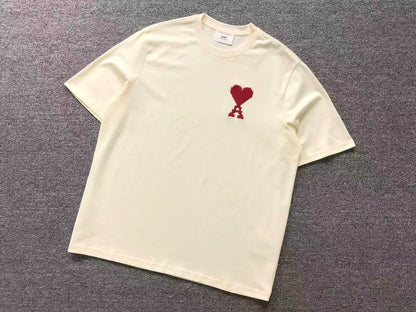 Camiseta AMI Paris Premium Mini Heart Detail