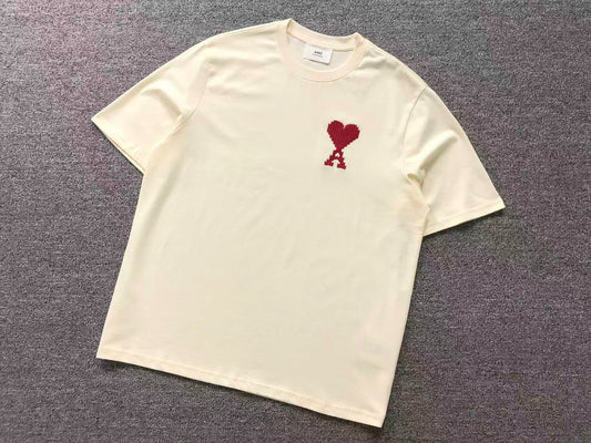 Camiseta AMI Paris Premium Mini Heart Detail