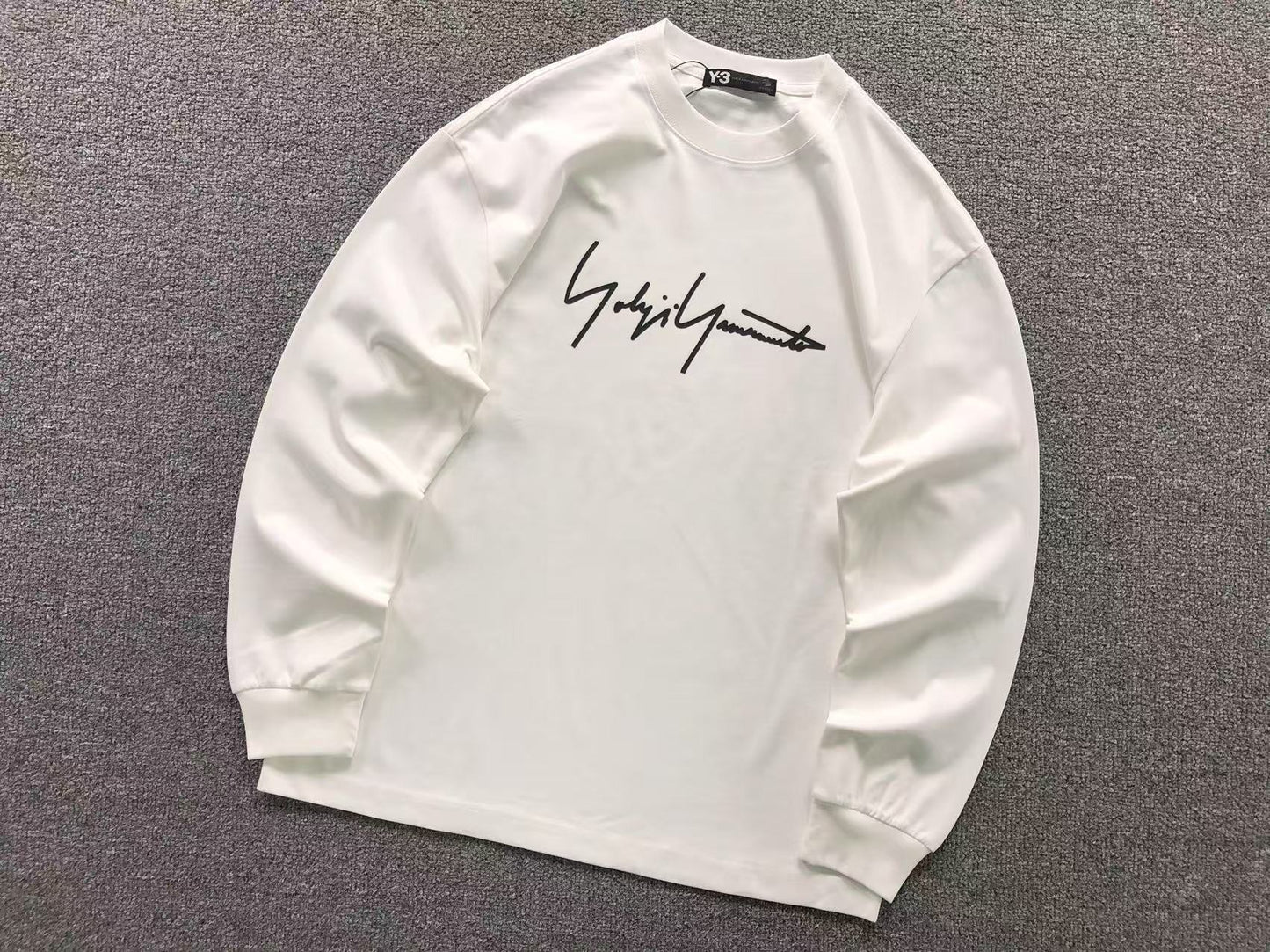 Camiseta Adidas Y-3 Yohji Signature Long Sleeve