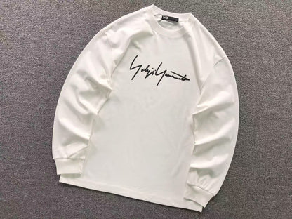 Camiseta Adidas Y-3 Yohji Signature Long Sleeve