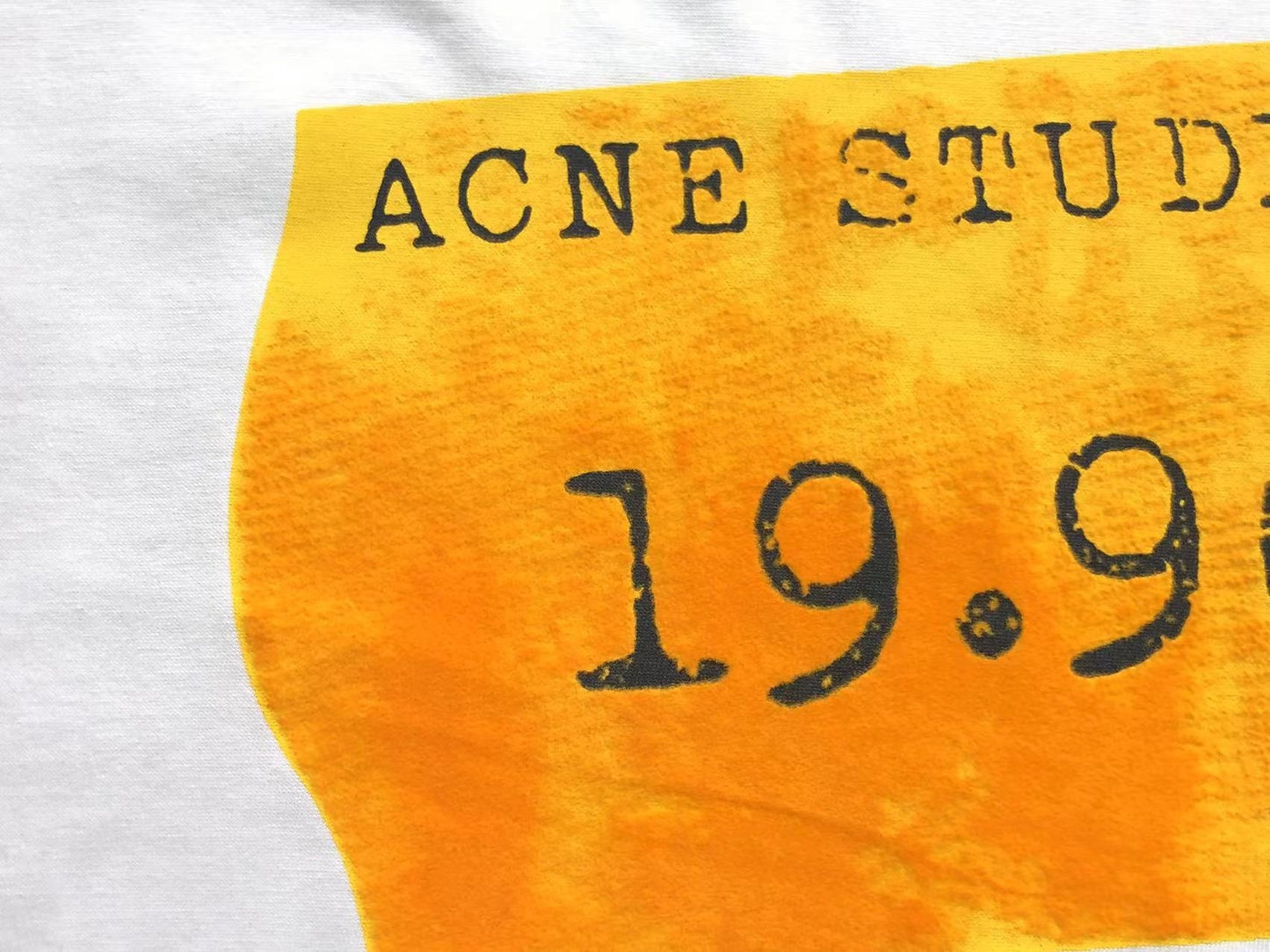 Camiseta Acne Studios 19.96 Label