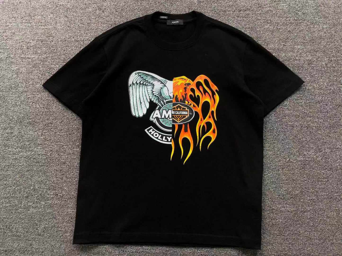 Camiseta AMIRI Flames Wings Hollywood
