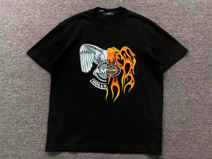 Camiseta AMIRI Flames Wings Hollywood