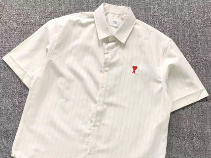 Camisa AMI Paris Classic Stripe SS
