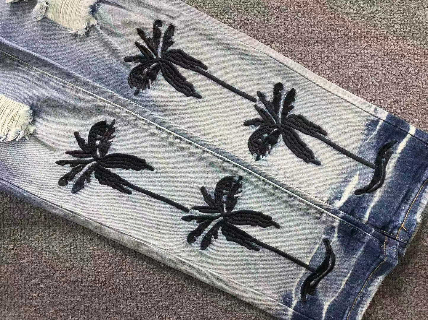Calça AMIRI Palm Beach Ice Denim