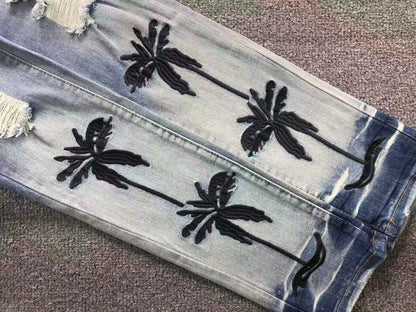 Calça AMIRI Palm Beach Ice Denim