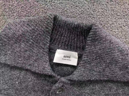 Suéter AMI Paris Gola Polo Tricot