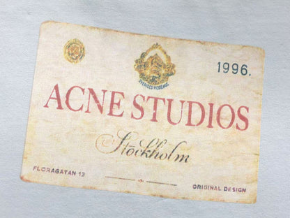 Camiseta Acne Studios Antique 1996 Label Tee