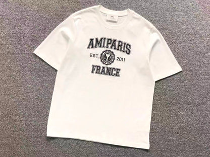 Camiseta AMI Paris Varsity Logo College