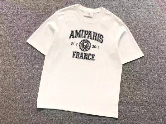 Camiseta AMI Paris Varsity Logo College
