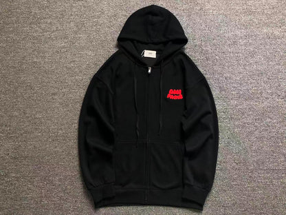 Moletom AMI Paris com Zíper Logo Paris