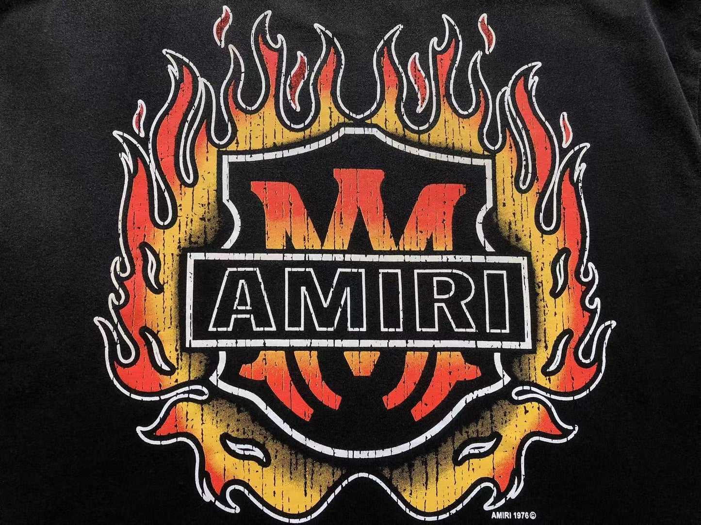 Camiseta AMIRI Flaming Crest