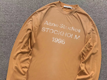 Camsieta Acne Studios Stockholm 1996 Rib Long Sleeve