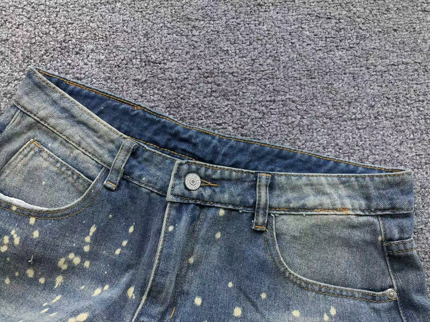 Calça Acne Studios Paintstorm Wide Jeans