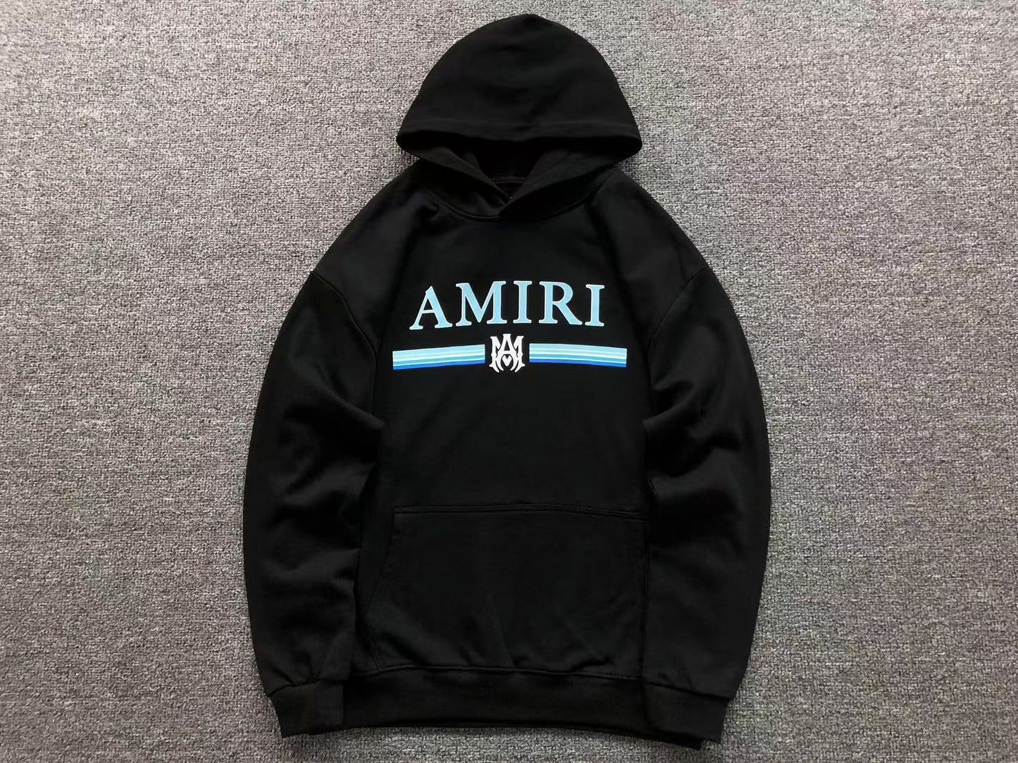 Moletom AMIRI Core Stripe Logo Hoodie
