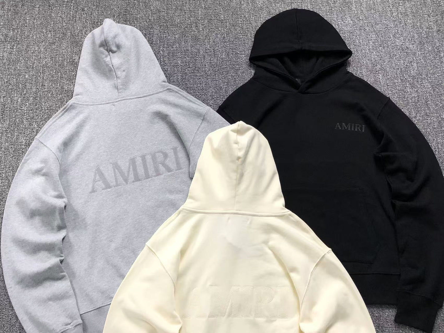 Moletom AMIRI Embossed Back Logo Hoodie