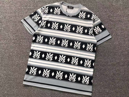Camiseta AMIRI Monogram Stripe Pattern